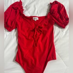 Brand: Superdown | Red | XS | Bodysuit